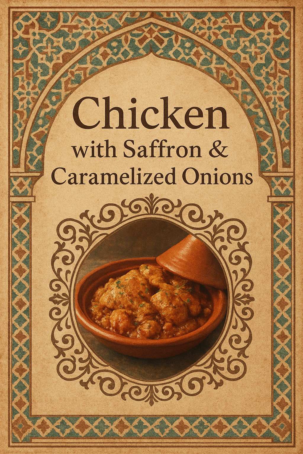 Chicken Tajine with Saffron